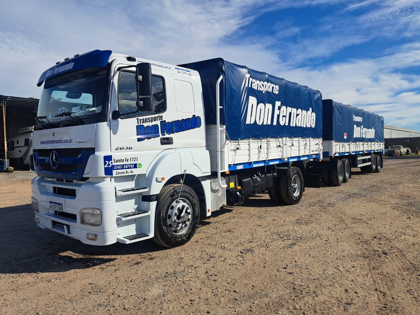 Mercedes Benz Axor de la flota Don Fernando